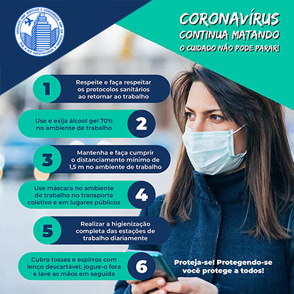 O Coronavírus mata! O cuidado não pode parar