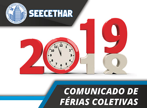 Comunicado de férias coletivas