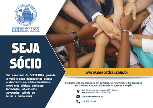 SEJA SÓCIO DO SEECETHAR!