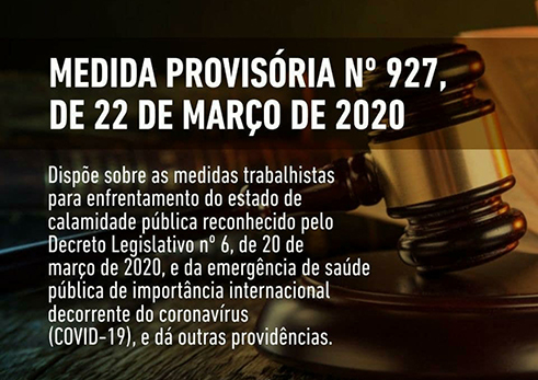 Entenda a Medida Provisória nº 927, que dispõe sobre medidas trabalhistas durante o estado de calamidade pública
