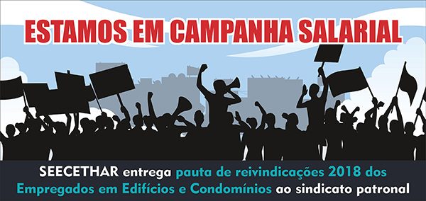 Campanha Salarial 2018 dos Empregados em Edifícios e Condomínios